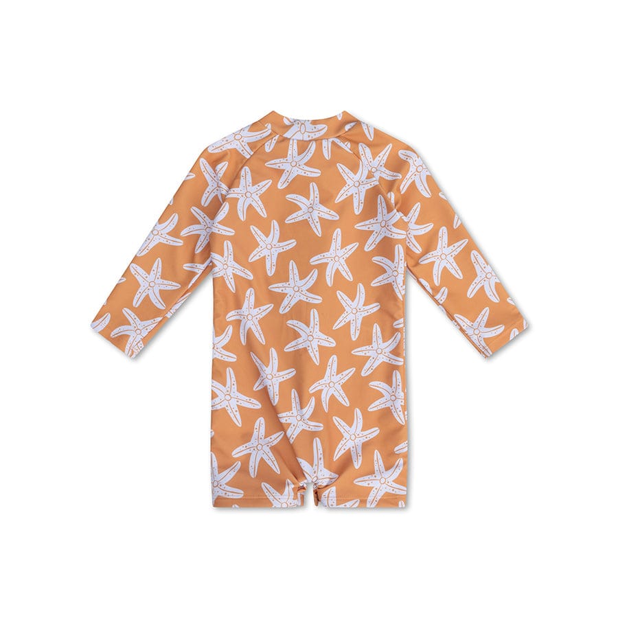 Swim Essentials Boys UV Long Sleeved Swimsuit Rashguard, Sea Stars image 2