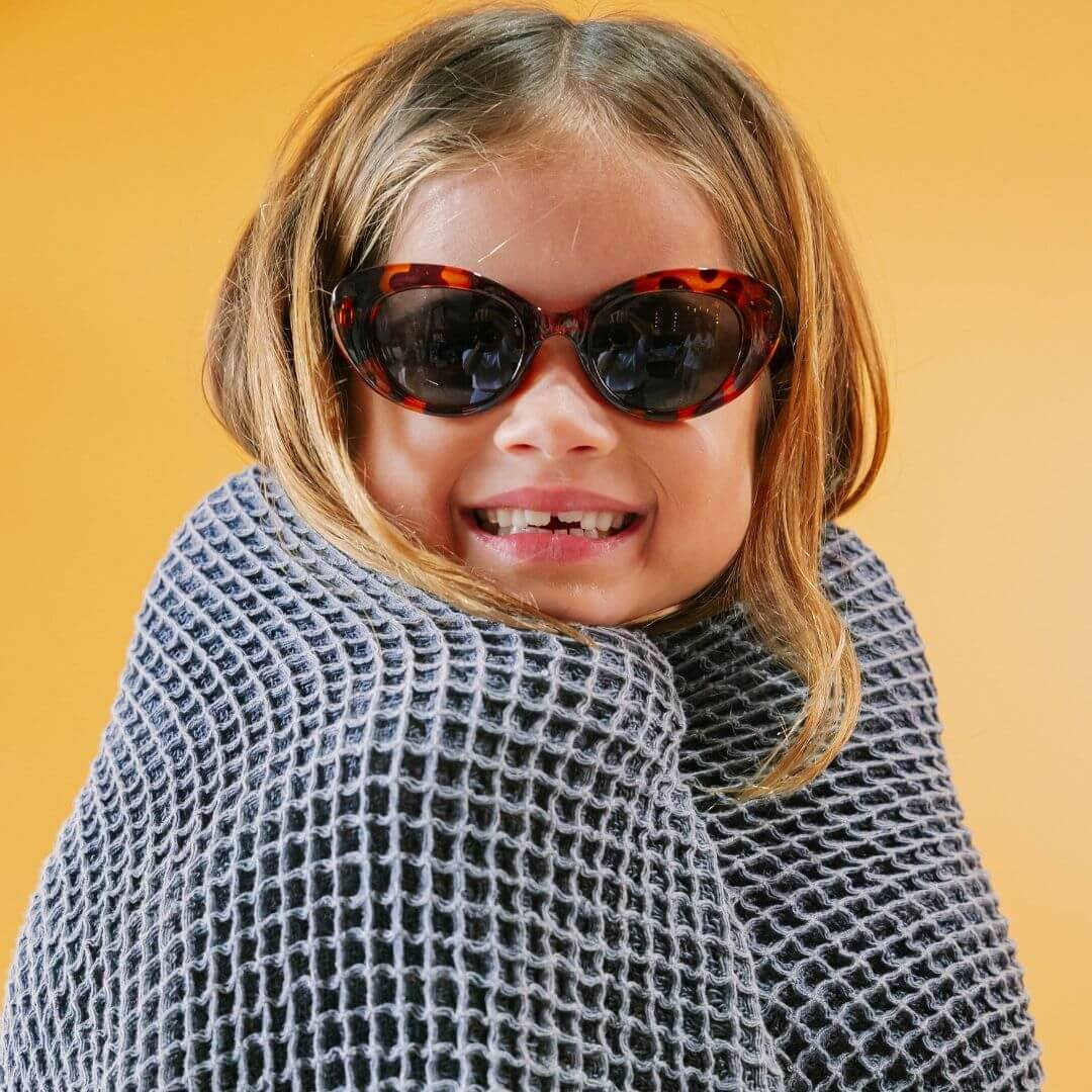 Frankie Ray Kids Sunglasses -  Lulu, Tortoise image 2