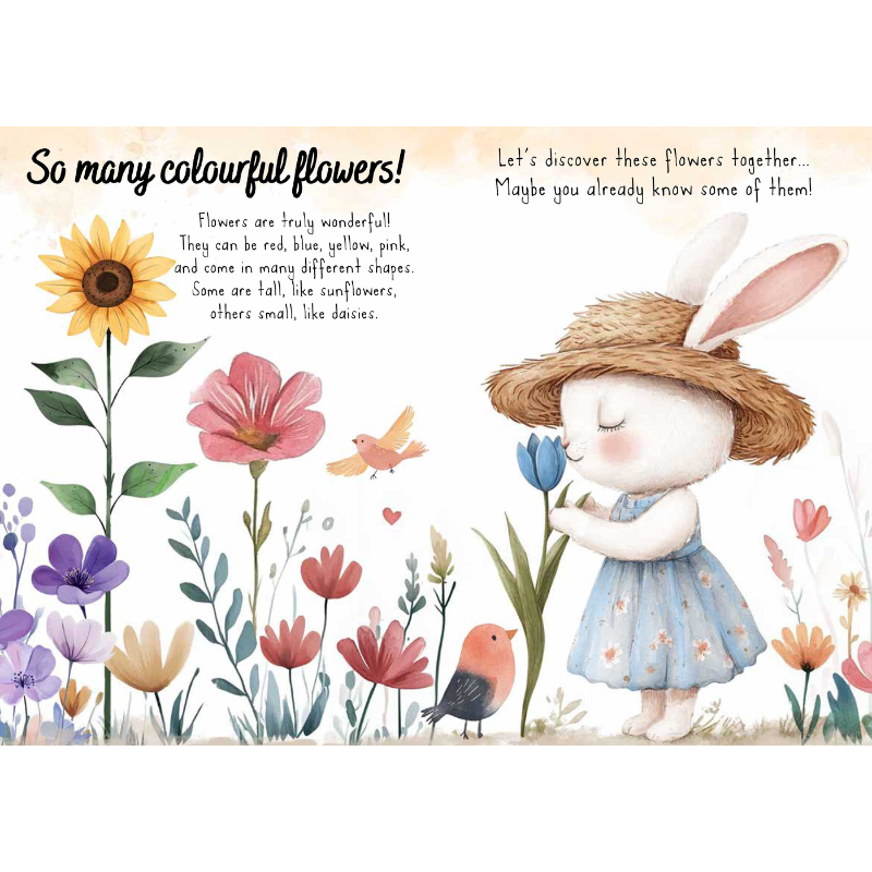 Sassi Magic Water Puzzle & Book Set - Flowers image 3