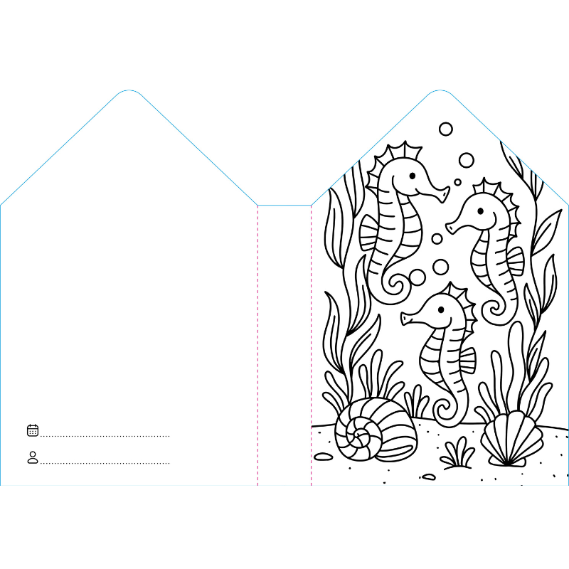 Sassi Colouring Book House - Sea image 4