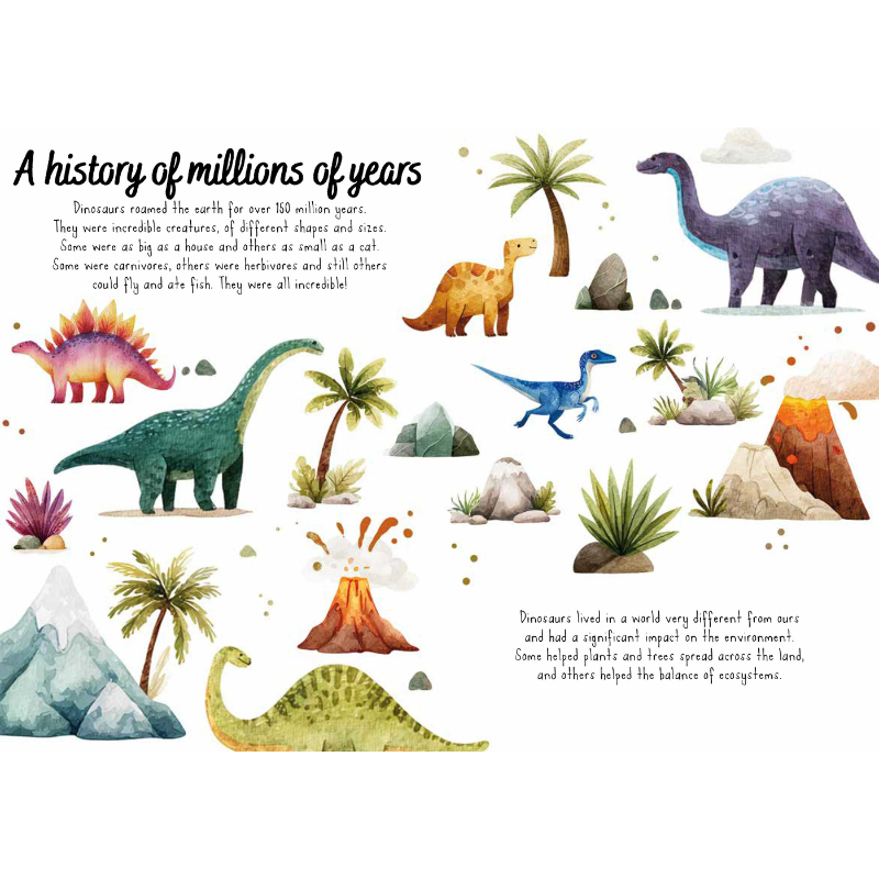 Sassi Magic Water Puzzle & Book Set - Dinosaurs image 3