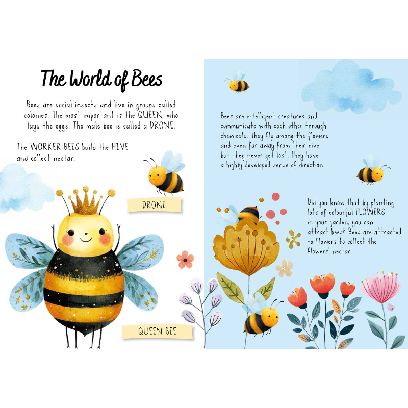 Sassi Magic Water Puzzle & Book Set - Bees image 5