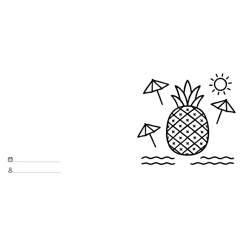 Sassi Colouring Book Square - Food image 5