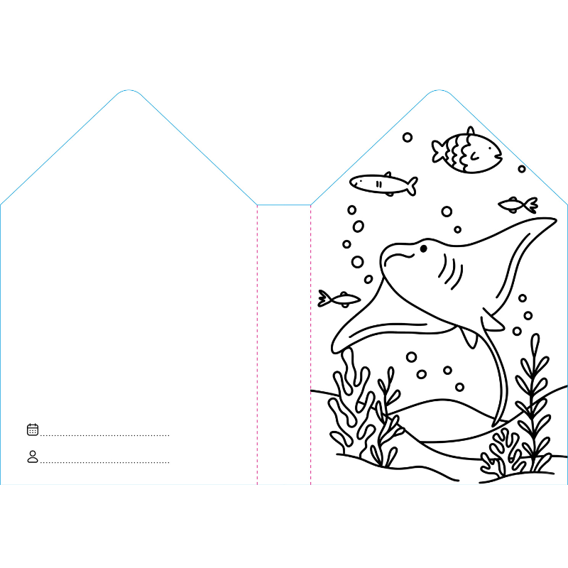 Sassi Colouring Book House - Sea image 5
