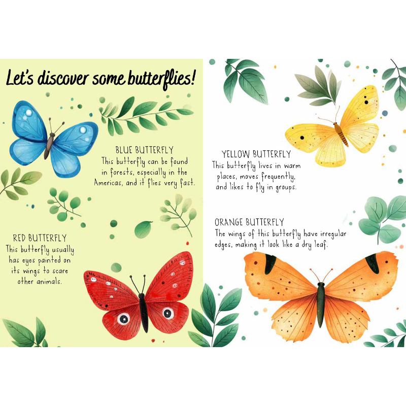 Sassi Magic Water Puzzle & Book Set - Butterflies image 5