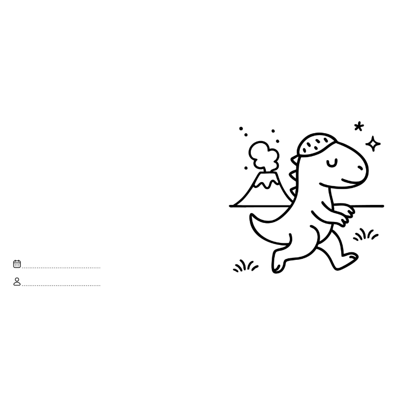 Sassi Colouring Book Square - Dinosaurs image 4