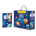 Sassi Travel, Learn and Explore - Puzzle and Book Set - Space, 205 pcs
