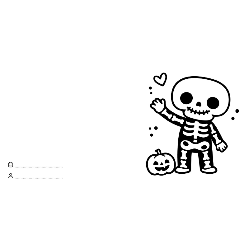 Sassi Colouring Book Square - Halloween image 5