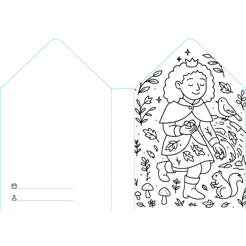 Sassi Colouring Book House - Princesses image 4