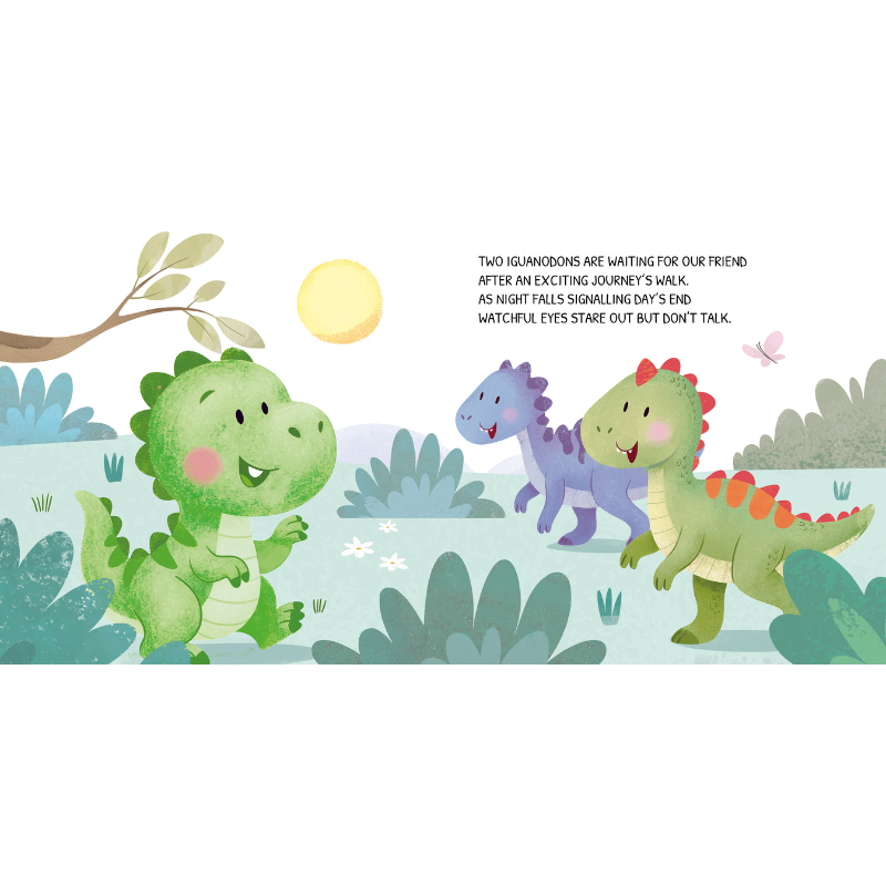 Sassi Board Book - Glow In The Dark - Dinosaurs image 6