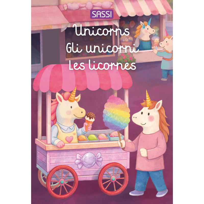 Sassi Day & Night Double-Sided Puzzle & Book Set - Unicorns image 6