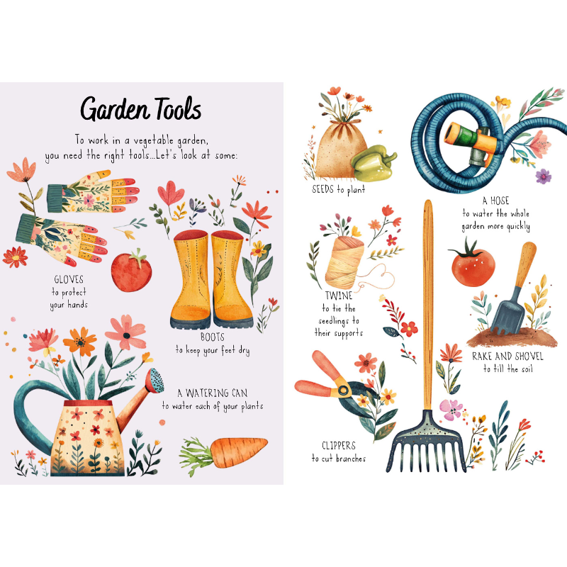 Sassi Magic Water Puzzle & Book Set - Vegetable Garden image 5