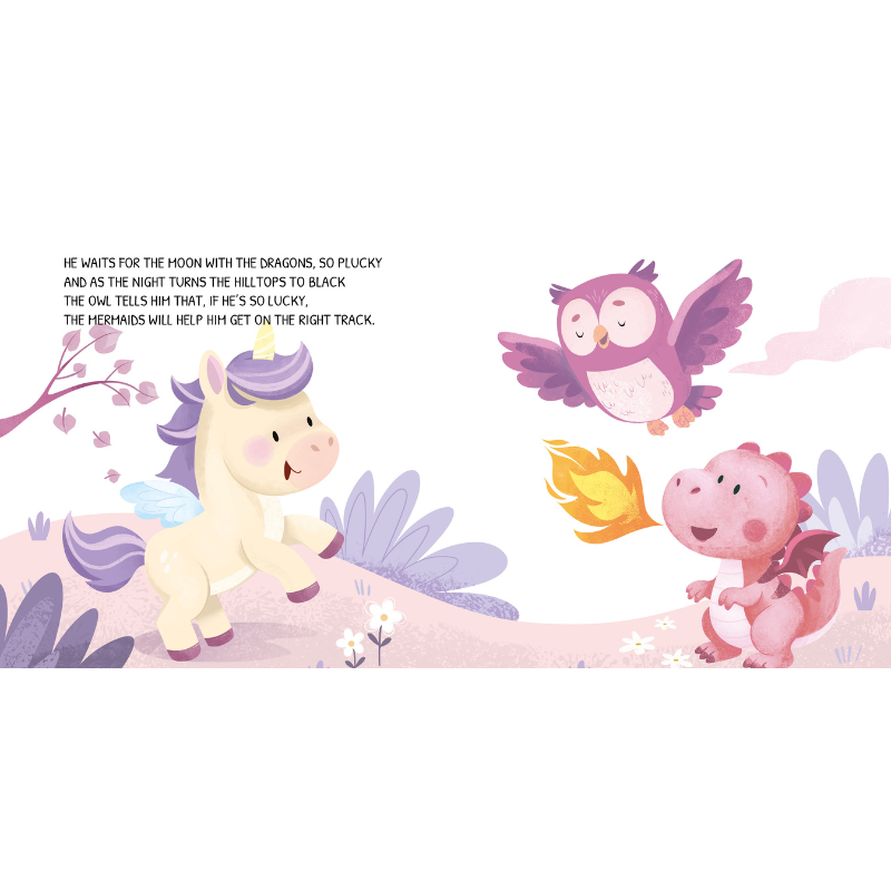 Sassi Board Book - Glow In The Dark - Unicorns image 5