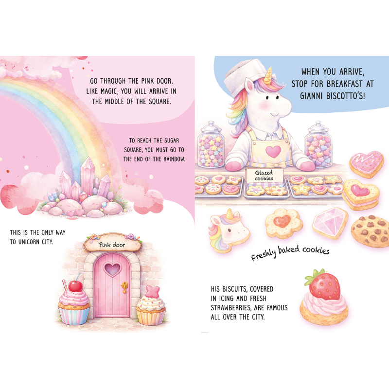 Sassi Day & Night Double-Sided Puzzle & Book Set - Unicorns image 7