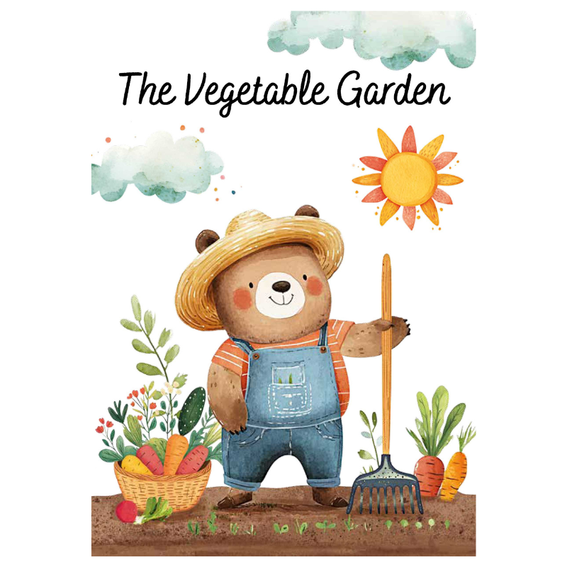 Sassi Magic Water Puzzle & Book Set - Vegetable Garden image 3
