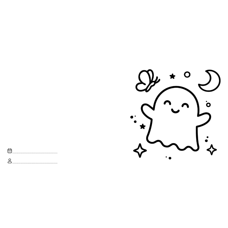 Sassi Colouring Book Square - Halloween image 6