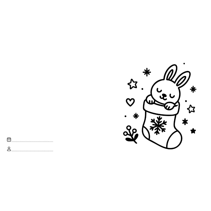 Sassi Colouring Book Square - Christmas image 6