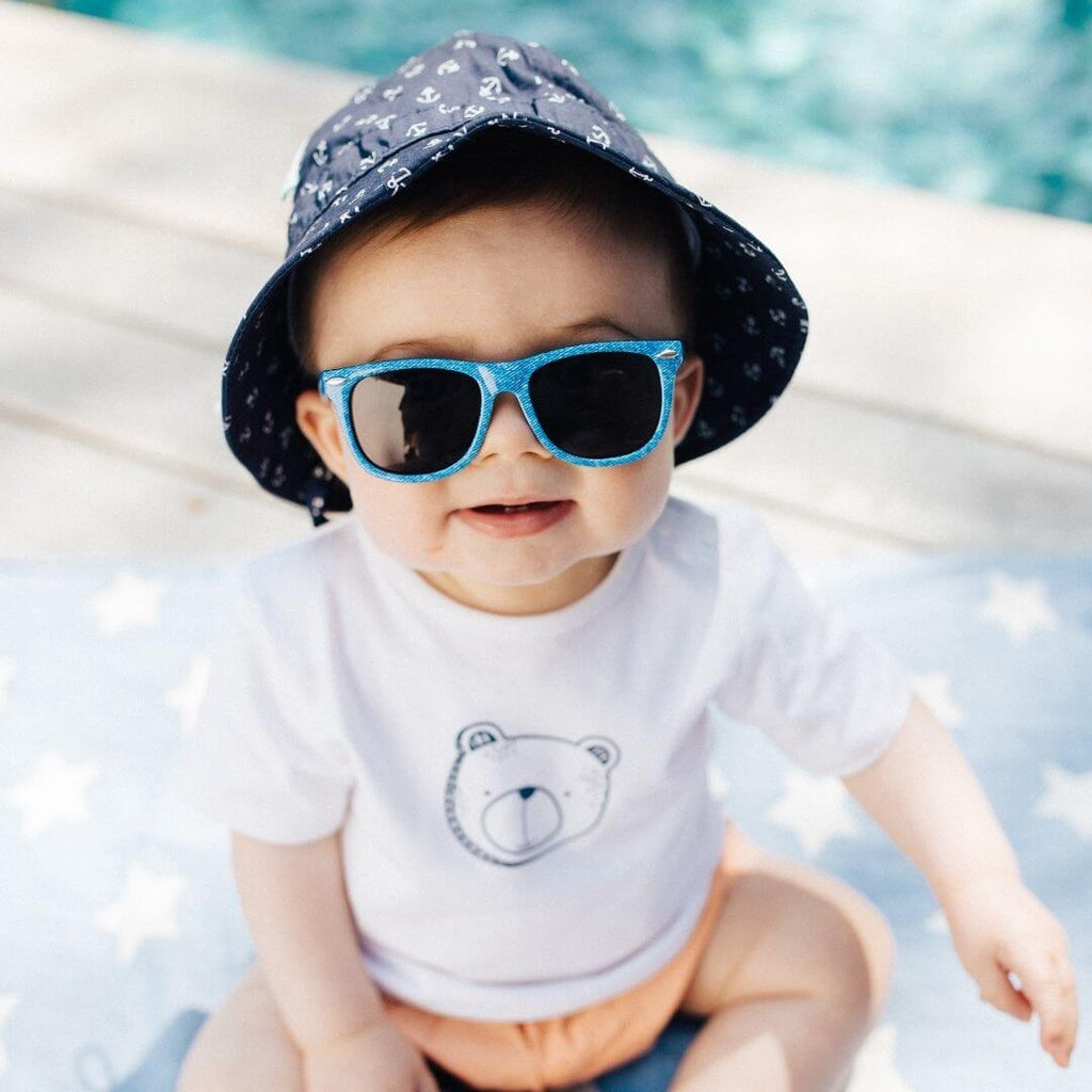 Frankie Ray Baby Sunglasses -  Minnie Gadget, Blue image 2