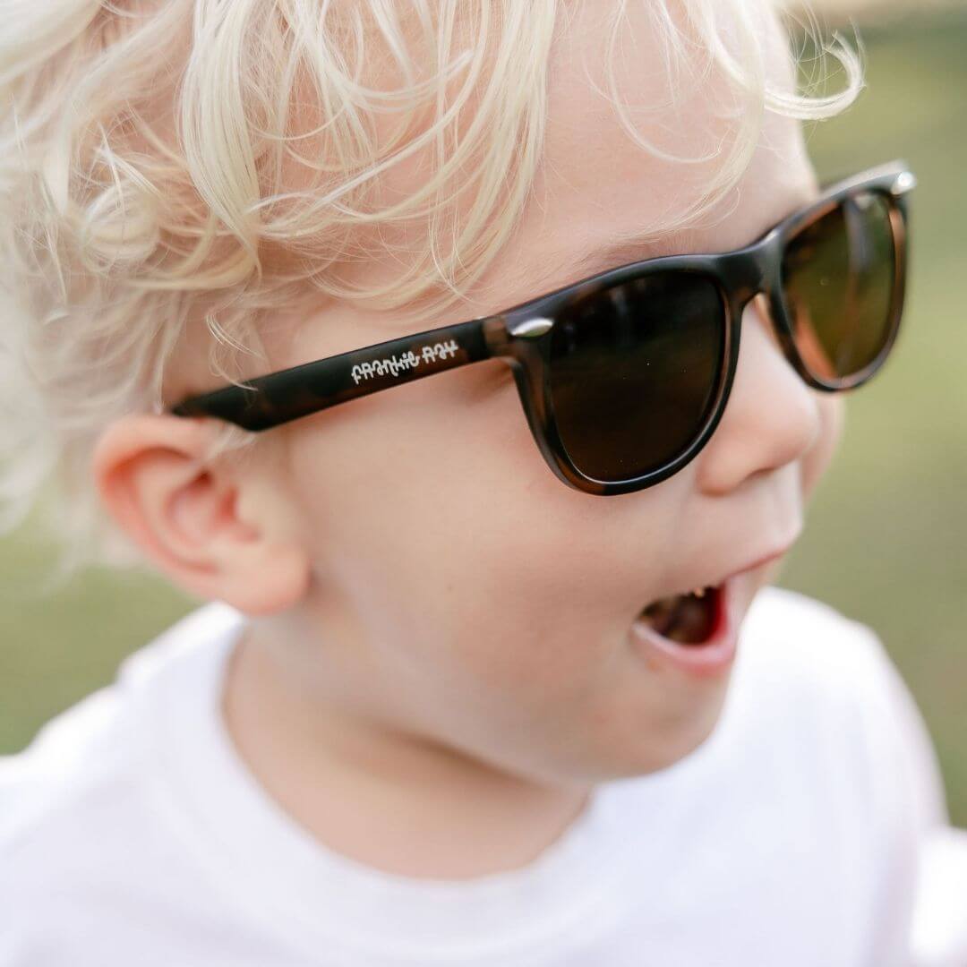 Frankie Ray Baby Sunglasses -  Minnie Gadget, Khaki Tort image 2