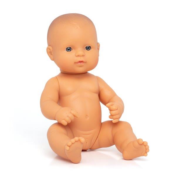 Miniland Doll - Anatomically Correct Baby Caucasian Girl, 32 cm