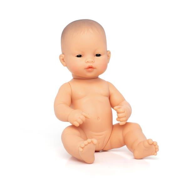 Miniland Doll - Anatomically Correct Baby Asian Girl, 32 cm