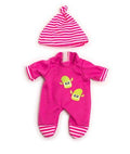 Miniland Clothing Pink winter pyjamas, 21 cm Doll
