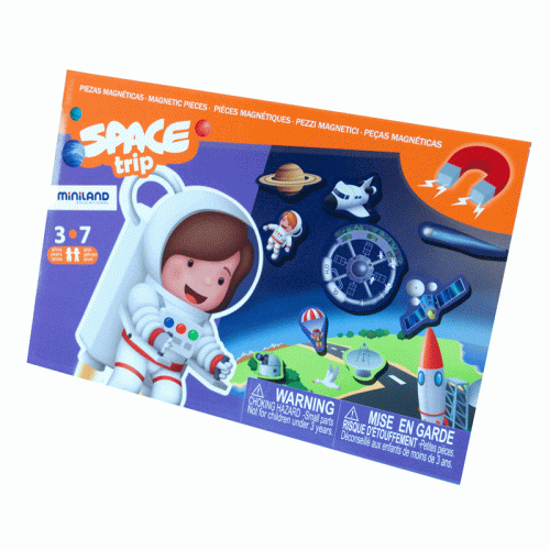Miniland On The Go Discover Space Trip Magnetic Game image 2