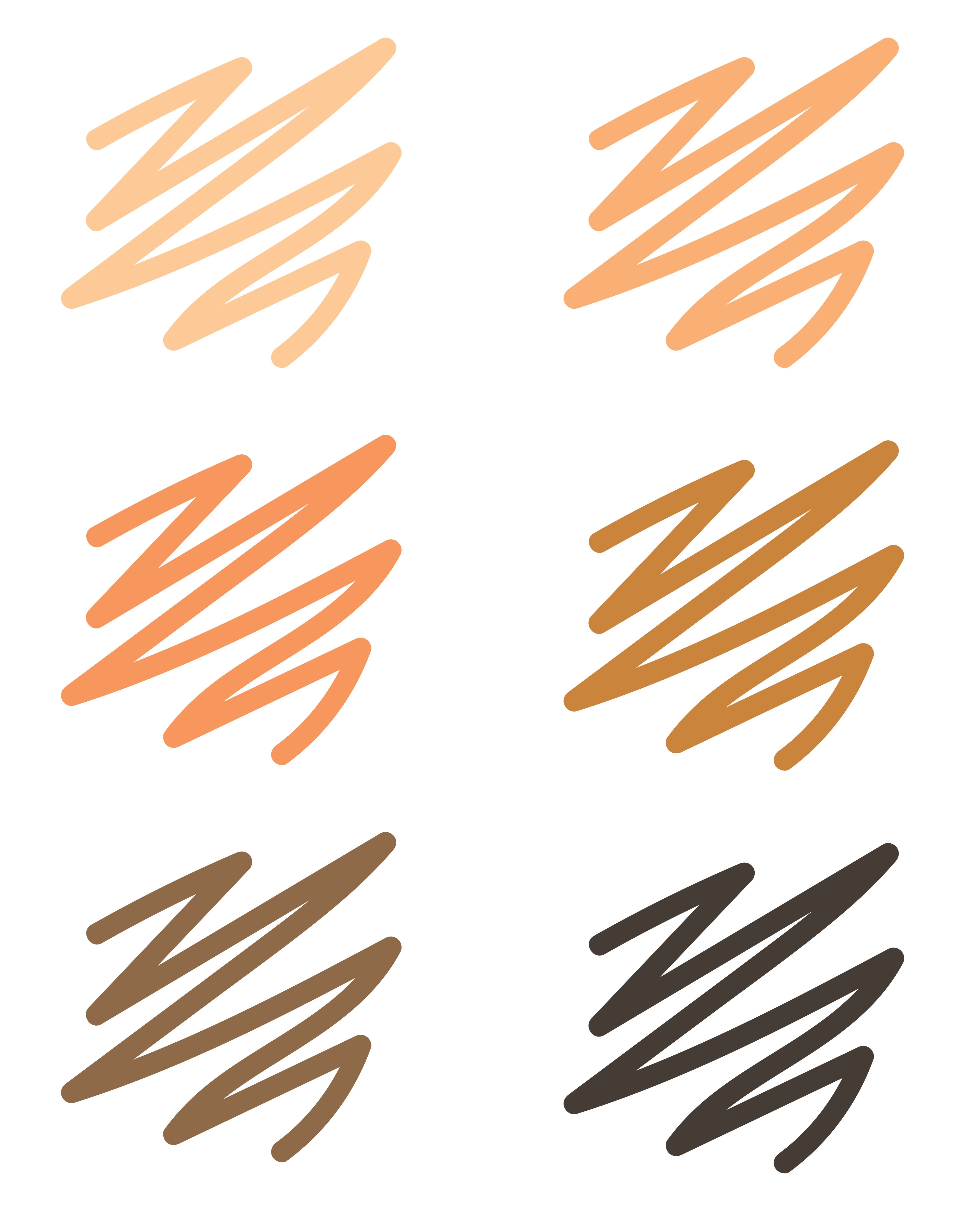 Skin Tone Coloured Markers Set of 6 image 3