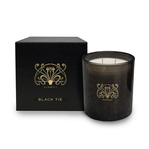 Sanjula Black Tie Premium XL Jar Candle 450g
