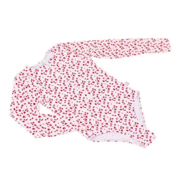 Swim Essentials UV Long Sleeved Swimsuit Rashguard, Old Pink Leopard image 8