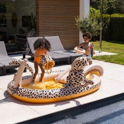 Swim Essentials Inflatable Play Pool Set - Safari Chique, Beige image 2