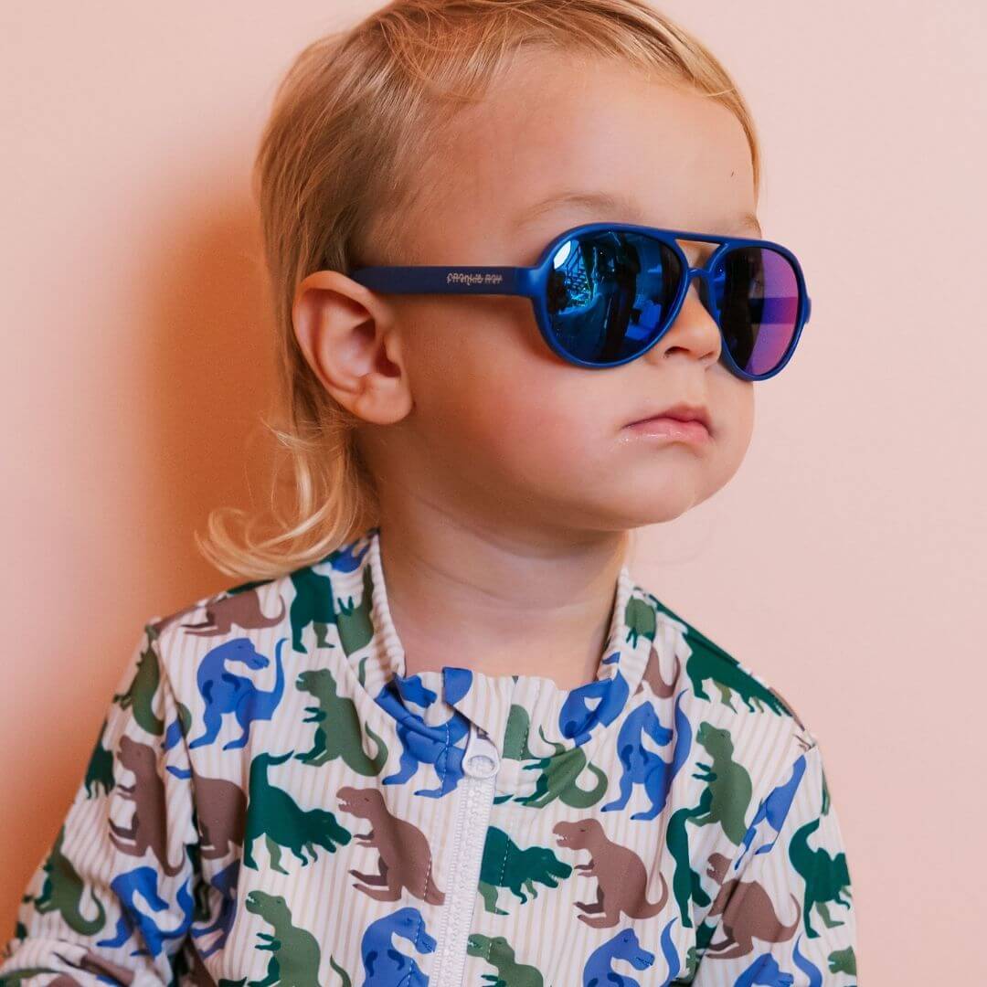 Frankie Ray Kids Sunglasses -  Pilot, Blue image 2