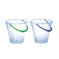 Plasto Large Transparent Bucket, 19 cm