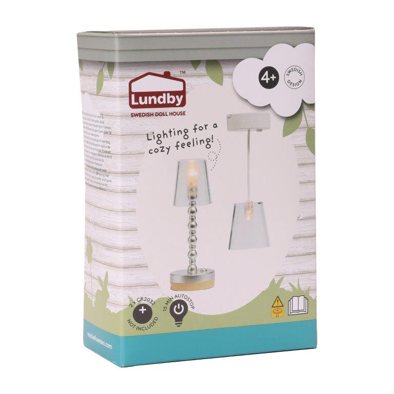 Lundby Doll House Accessories - Floor & Ceiling Lamp image 2
