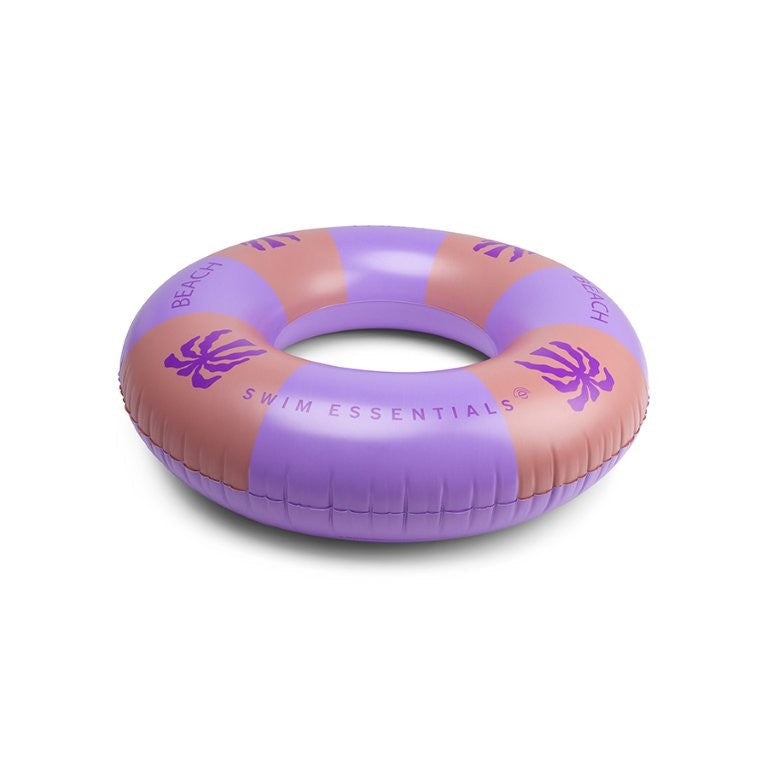 Swim Essentials Inflatable Swim Ring - Palm Trees Purple, 120 cm image 2