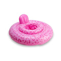 Swim Essentials Inflatable Baby Swimseat - Pink Leopard, 0-1 yrs