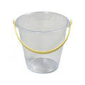 Plasto Small Transparent Bucket, 15 cm