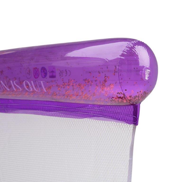Swim Essentials Inflatable Hammock - Pure Tones Purple, 121 cm image 3