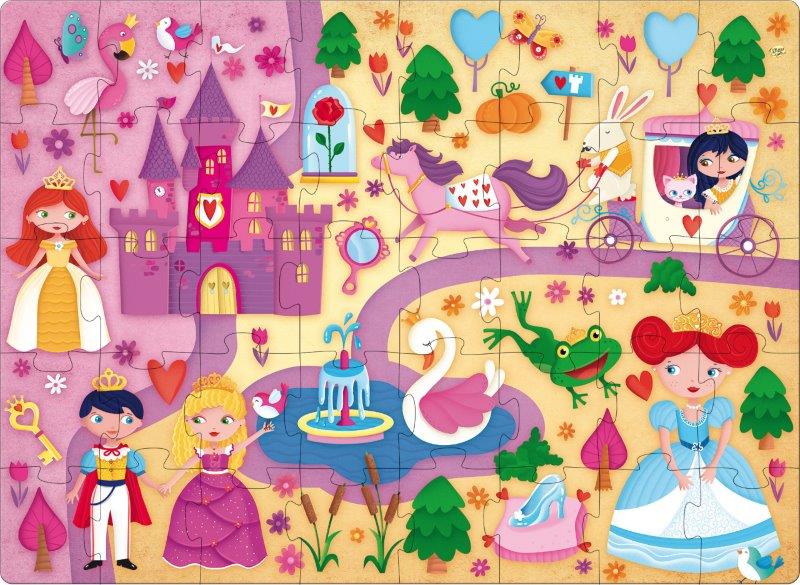 Sassi 3D Puzzle and Book Set - The Princesses, 40 pcs image 8