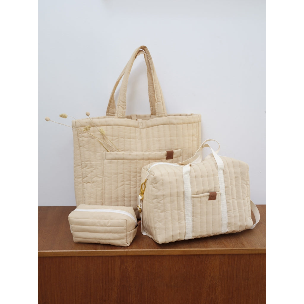 Fabelab - Quilted Organic Cotton Tote Bag - Wheat, 60 cm image 3