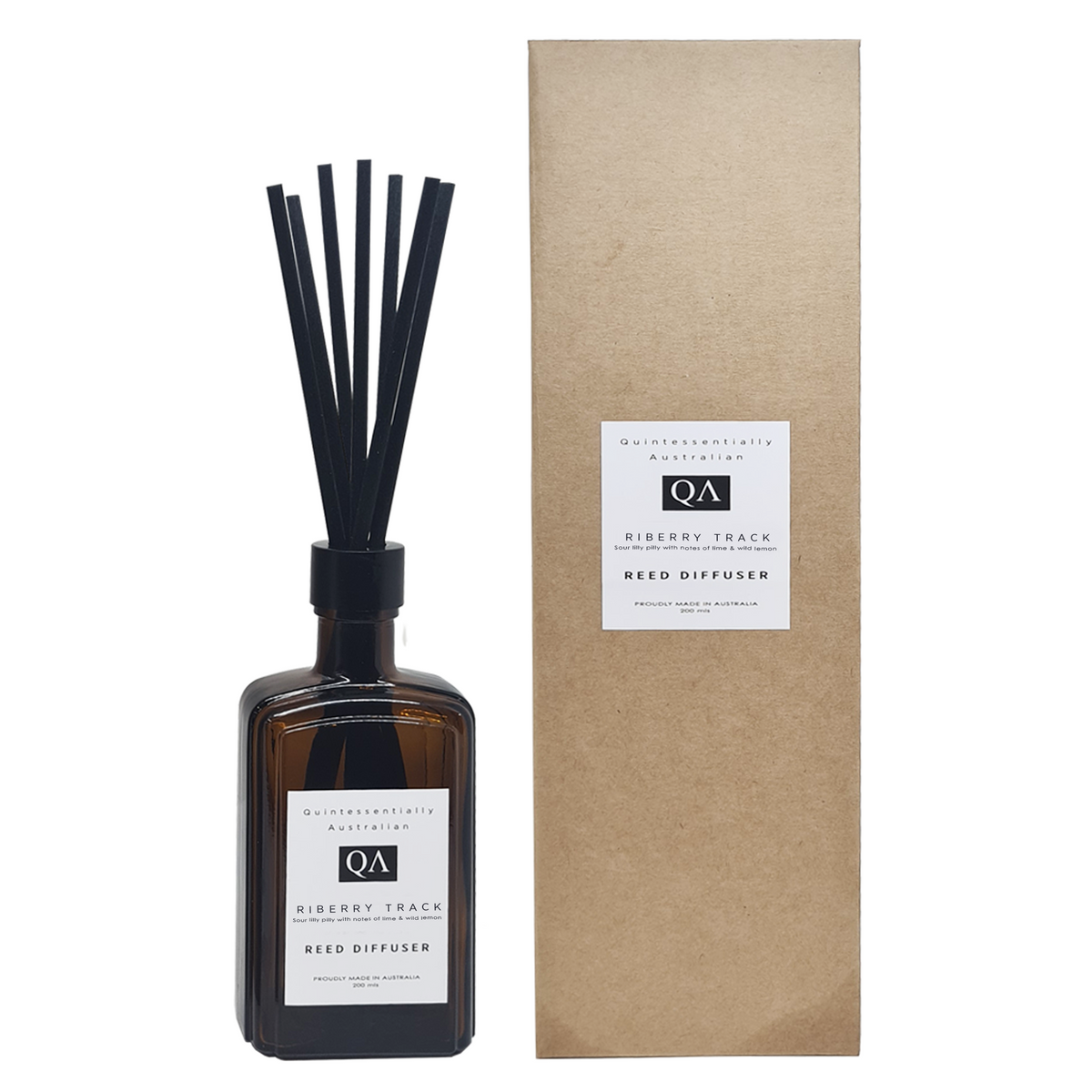 Quintessentially Australian Riberry Track Reed Diffuser 200ml