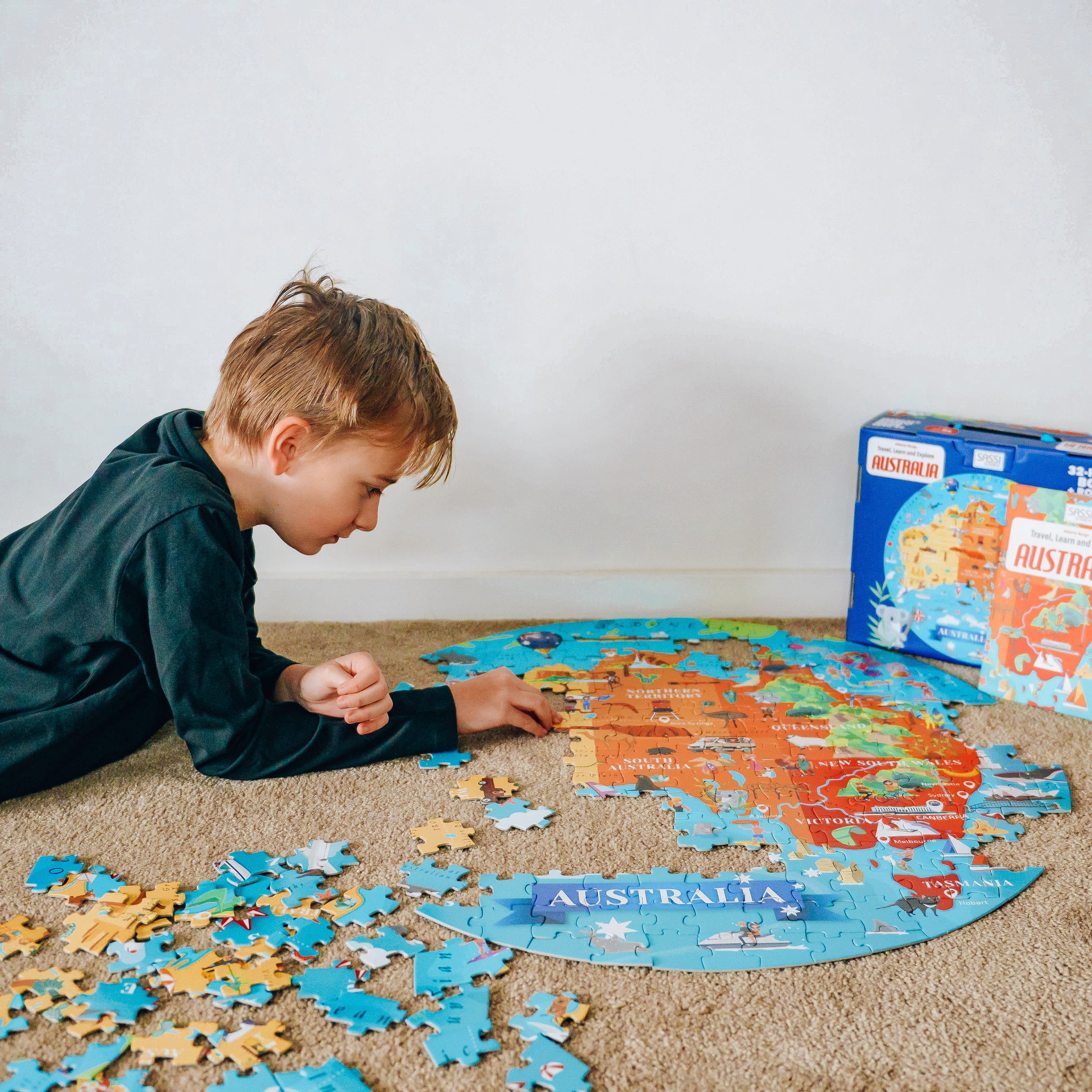 Sassi Travel, Learn and Explore - Puzzle and Book Set - Australia, 210 pcs image 5
