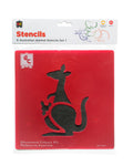 Australian Animals Stencil Series #1