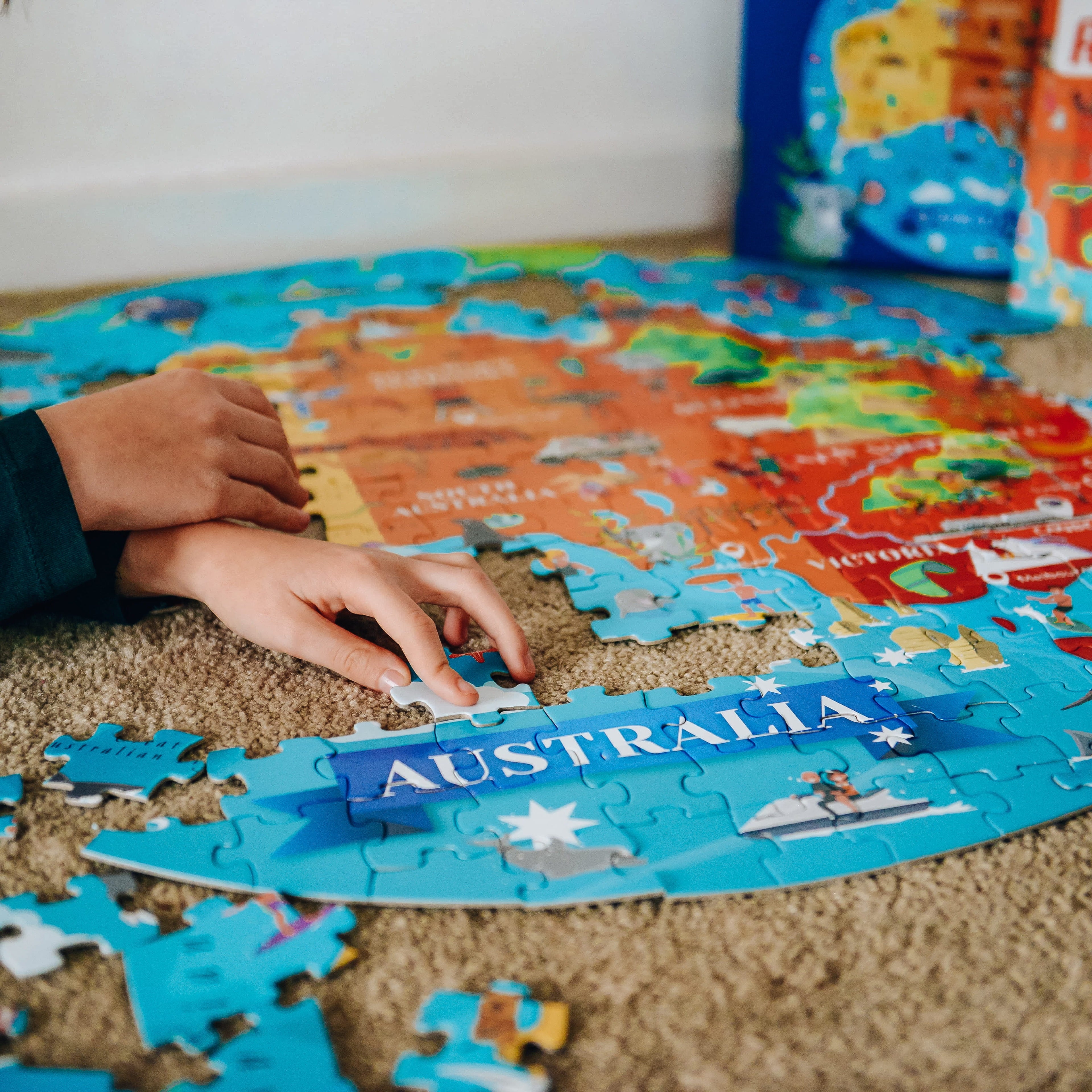 Sassi Travel, Learn and Explore - Puzzle and Book Set - Australia, 210 pcs image 2