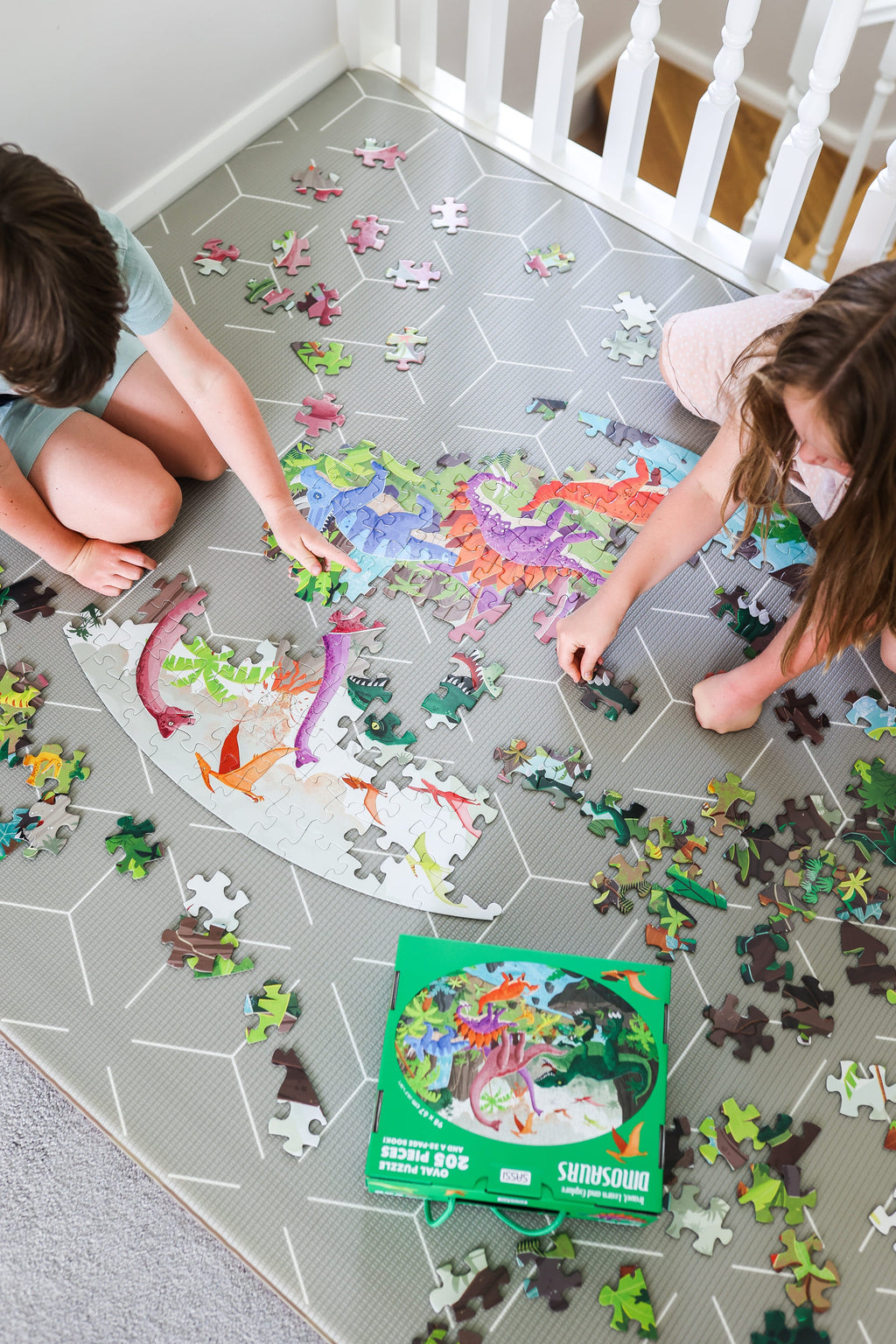 Sassi Travel, Learn and Explore - Puzzle and Book Set - Dinosaurs, 205 pcs image 4