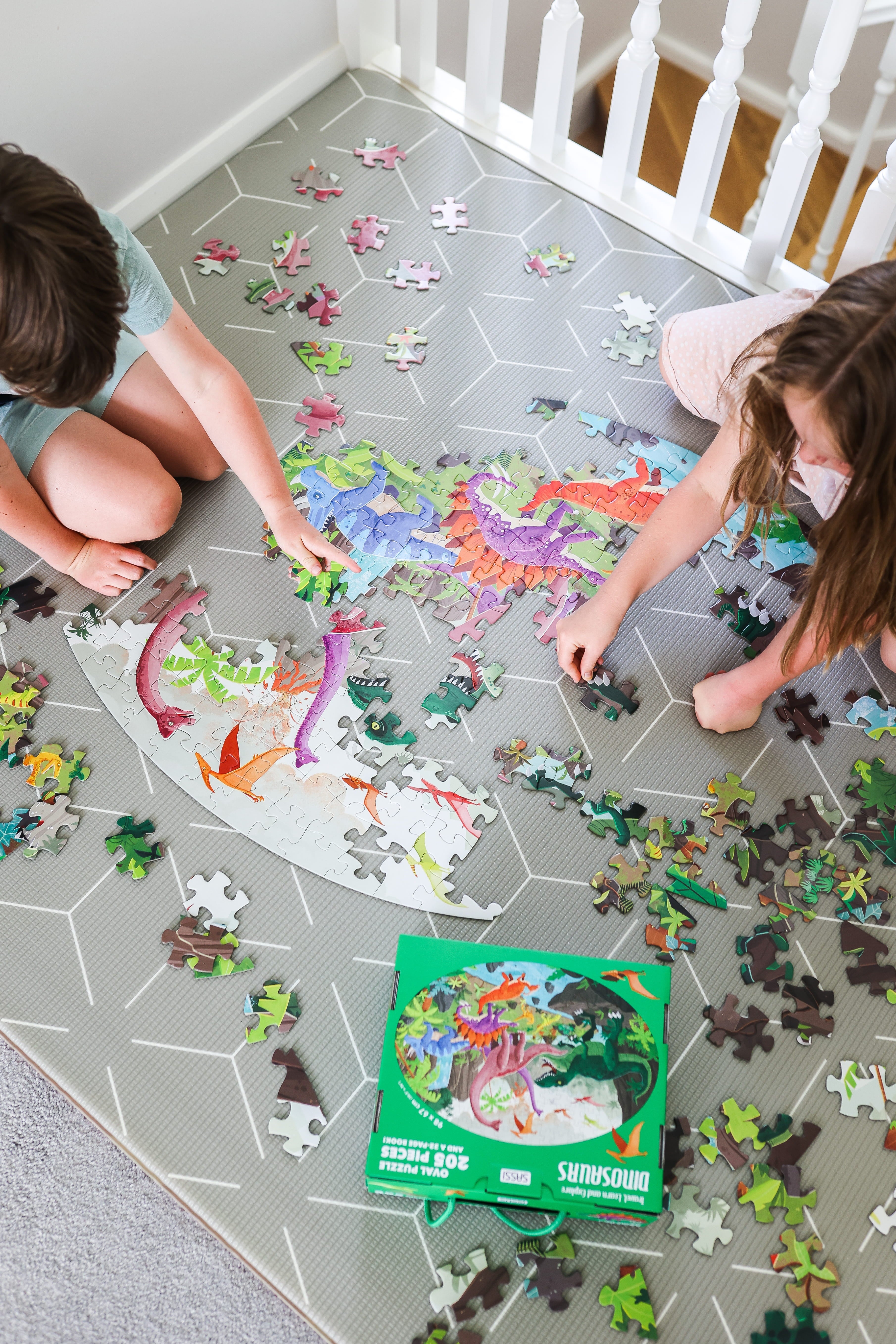 Sassi Travel, Learn and Explore - Puzzle and Book Set - Dinosaurs, 205 pcs image 4