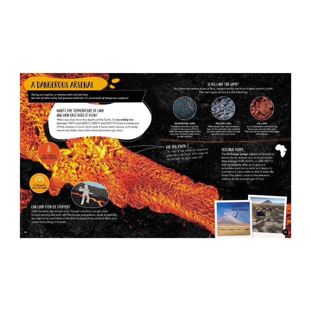 Sassi What How and Why Volcanoes Book and Poster image 4