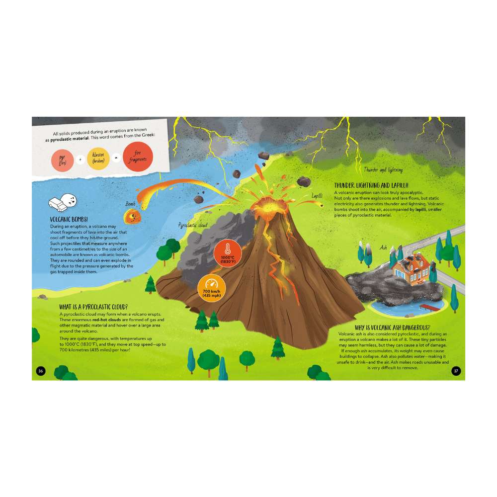Sassi What How and Why Volcanoes Book and Poster image 2