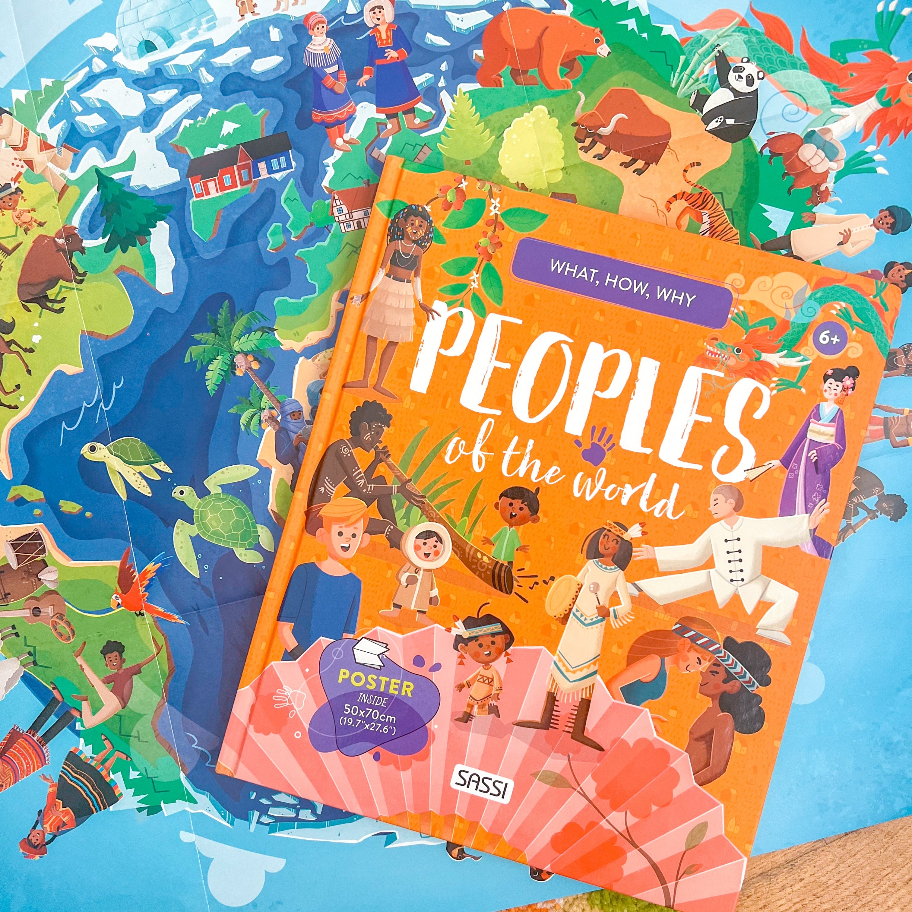 Sassi What How and Why Peoples of the World Book and Poster image 2