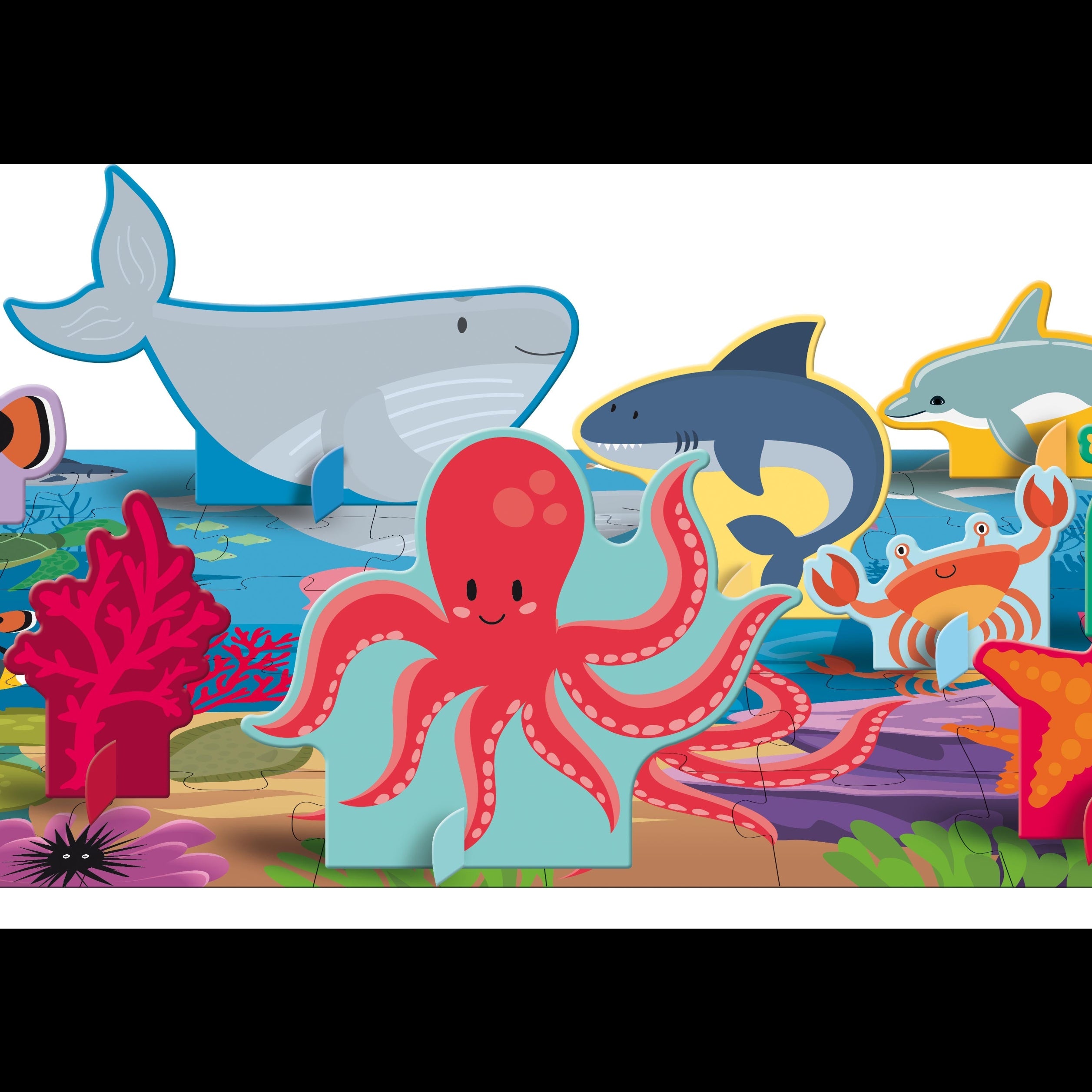 Sassi 3D Puzzle and Book Set - The Sea, 40 pcs image 3